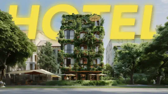Das erste klimapositive Hotel Europas — hinter den Kulissen